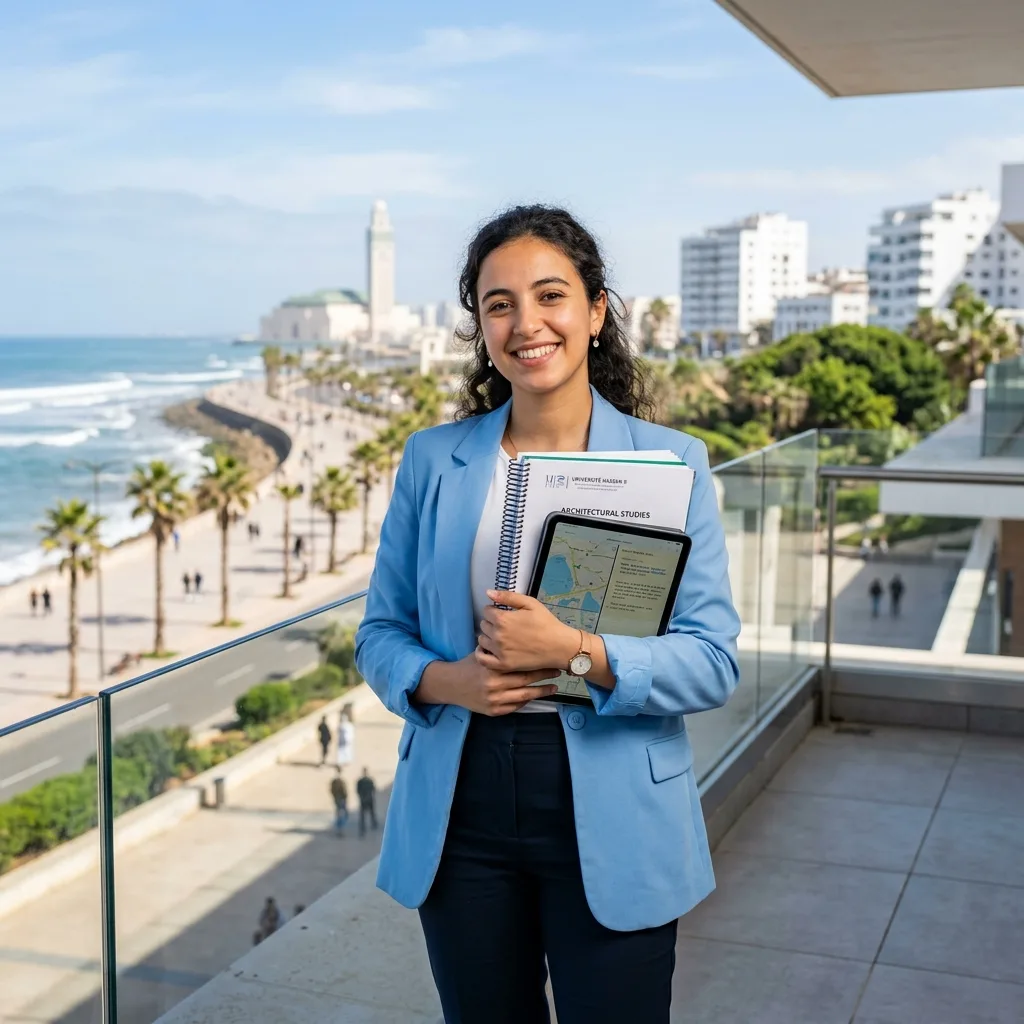 Skills Academy Student on Casablanca Corniche